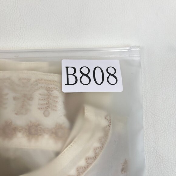 NWOT Johnny Was Biya Embroidered Floral Silk Button-Down Shirt Blouse Sz S - Picture 12 of 12